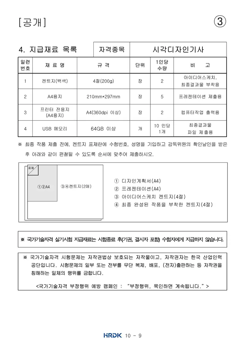 시각디자인기사 공개문제 29쪽 (한국산업인력공단 공식)
