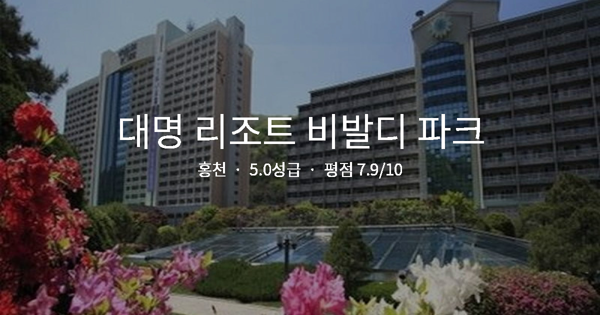 홍천 가족여행 호텔, 대명 리조트 비발디 파크 키즈풀 솔직 후기